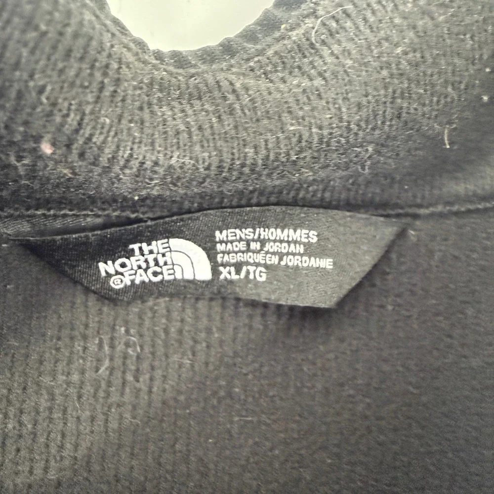 The North Face WindWall Softshell Jacket Mens XL Black Orange Full Zip Fleece